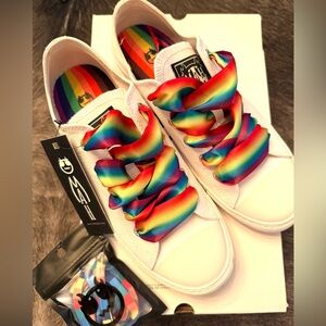MAH Pride Sneakers. 7/9 size fits 8.5